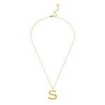 Ropi Letter-S Halskette Gold