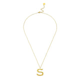 Ropi Letter-S Halskette Gold