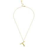 Ropi Letter-T Halskette Gold