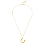 Ropi Letter-U Halskette Gold