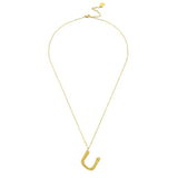 Ropi Letter-U Halskette Gold