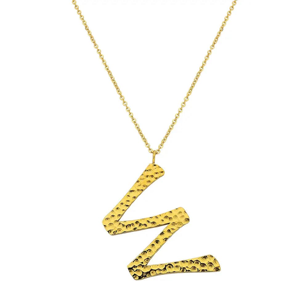 Ropi Letter-W Halskette Gold