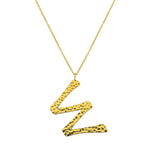 Ropi Letter-W Halskette Gold