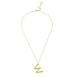Ropi Letter-W Halskette Gold