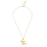 Ropi Letter-W Halskette Gold