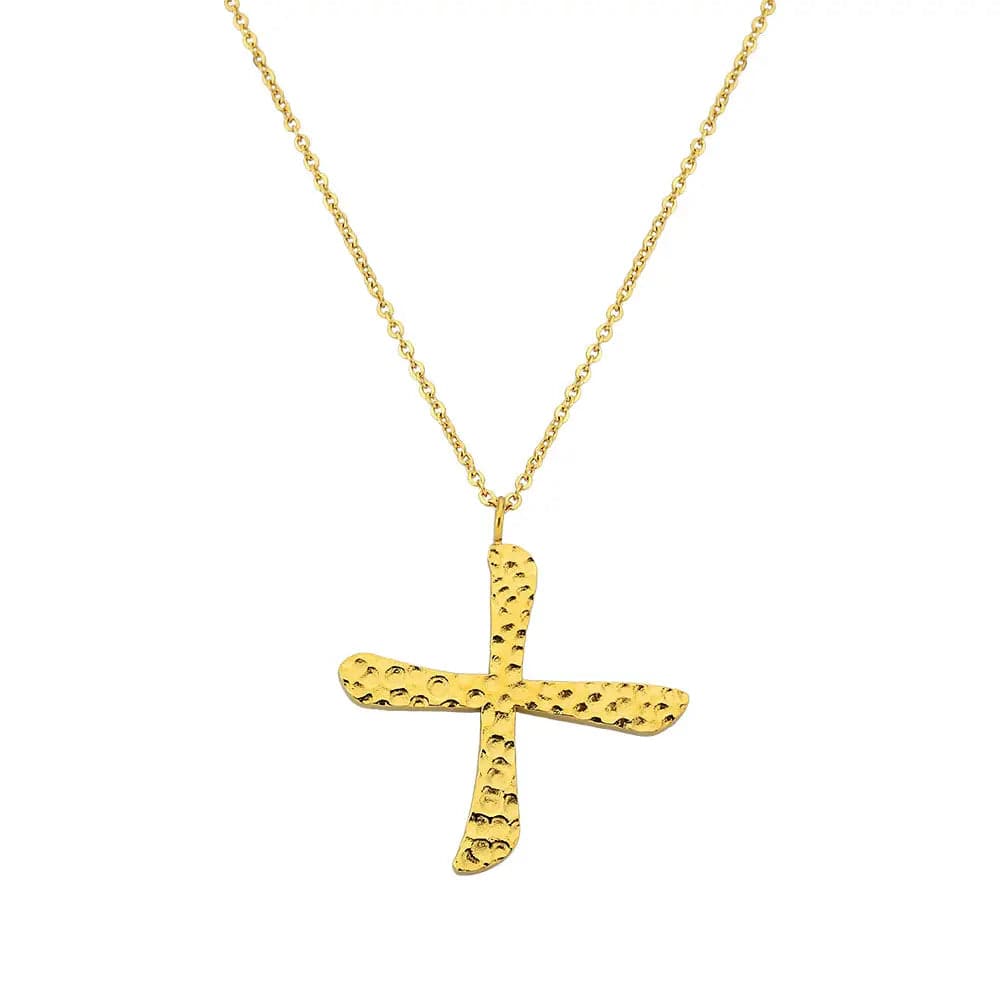 Ropi Letter-X Halskette Gold