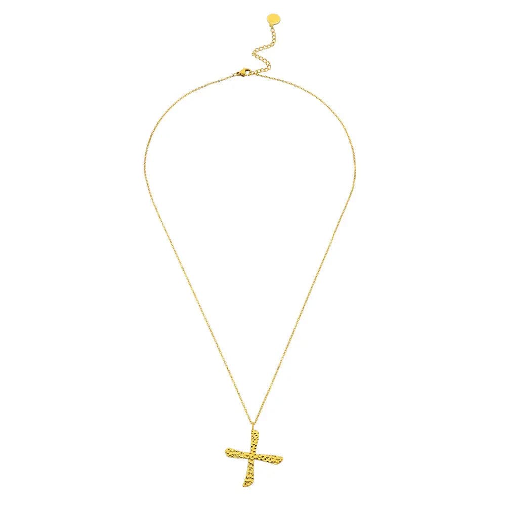 Ropi Letter-X Halskette Gold