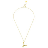 Ropi Letter-Y Halskette Gold