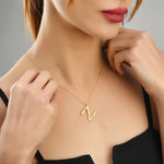 Ropi Letter-Z Halskette Gold