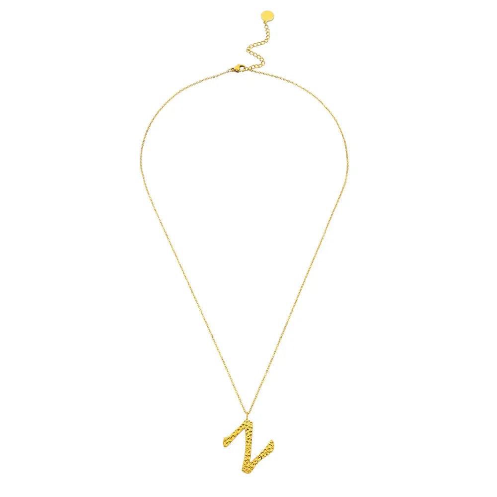 Ropi Letter-Z Halskette Gold