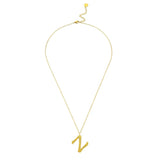 Ropi Letter-Z Halskette Gold