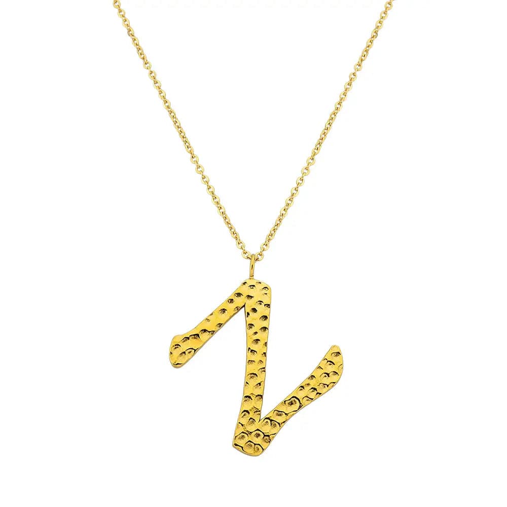 Ropi Letter-Z Halskette Gold
