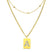 Sero Letter-A Halskette Gold