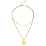 Sero Letter-A Halskette Gold