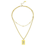 Sero Letter-B Halskette Gold