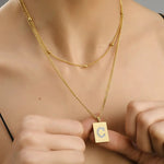 Sero Letter-C Halskette Gold