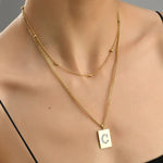 Sero Letter-C Halskette Gold