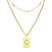 Sero Letter-C Halskette Gold