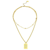Sero Letter-D Halskette Gold
