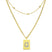 Sero Letter-G Halskette Gold