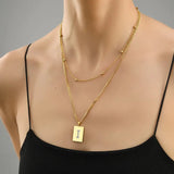 Sero Letter-I Halskette Gold