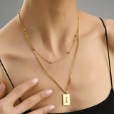 Sero Letter-I Halskette Gold