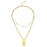 Sero Letter-I Halskette Gold
