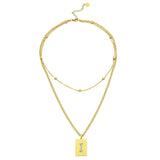Sero Letter-I Halskette Gold