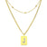 Sero Letter-J Halskette Gold
