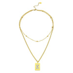 Sero Letter-K Halskette Gold