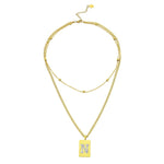 Sero Letter-N Halskette Gold