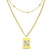 Sero Letter-N Halskette Gold