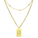 Sero Letter-O Halskette Gold