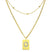 Sero Letter-O Halskette Gold