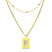 Sero Letter-P Halskette Gold