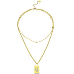 Sero Letter-Q Halskette Gold