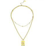 Sero Letter-Q Halskette Gold