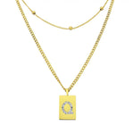 Sero Letter-Q Halskette Gold
