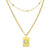 Sero Letter-Q Halskette Gold