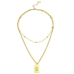 Sero Letter-S Halskette Gold