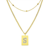 Sero Letter-S Halskette Gold