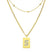 Sero Letter-S Halskette Gold