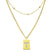 Sero Letter-T Halskette Gold
