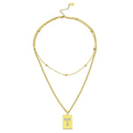 Sero Letter-T Halskette Gold