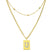 Sero Letter-U Halskette Gold