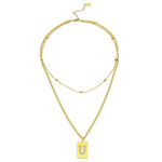 Sero Letter-U Halskette Gold