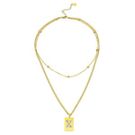 Sero Letter-X Halskette Gold
