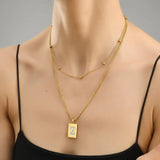 Sero Letter-Z Halskette Gold