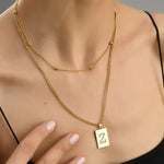 Sero Letter-Z Halskette Gold