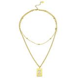 Sero Letter-Z Halskette Gold